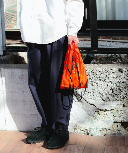 bpr BEAMS（ビーピーアール ビームス ）の「bPr BEAMS / CORDURA(R)シルナイロン ショッパーバッグ（エコバッグ/サブバッグ・メンズ・グレイッシュベージュ/グレー/ブルー/オレンジ/ラベンダー/ピンク/グリーン/イエロー・ONE SIZE）」の15枚目の写真