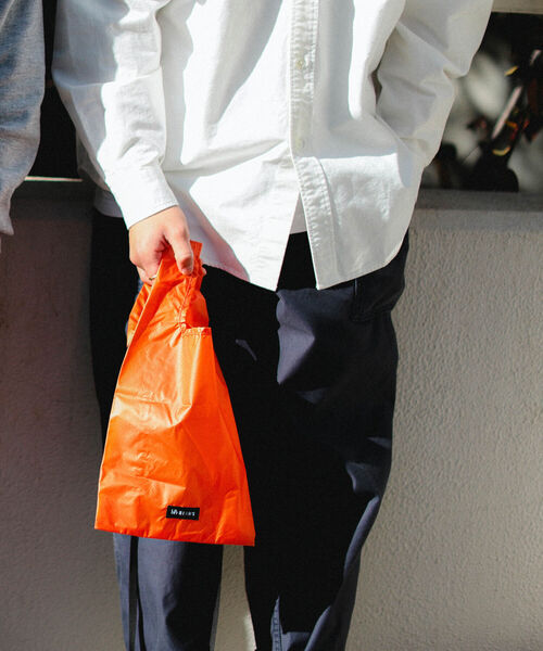 bpr BEAMS（ビーピーアール ビームス ）の「bPr BEAMS / CORDURA(R)シルナイロン ショッパーバッグ（エコバッグ/サブバッグ・メンズ・グレイッシュベージュ/グレー/ブルー/オレンジ/ラベンダー/ピンク/グリーン/イエロー・ONE SIZE）」の16枚目の写真