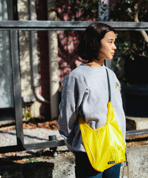 bpr BEAMS（ビーピーアール ビームス ）の「bPr BEAMS / CORDURA(R)シルナイロン ショッパーバッグ（エコバッグ/サブバッグ・メンズ・グレイッシュベージュ/グレー/ブルー/オレンジ/ラベンダー/ピンク/グリーン/イエロー・ONE SIZE）」の19枚目の写真