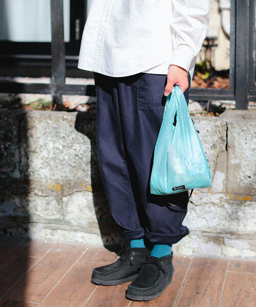 bpr BEAMS（ビーピーアール ビームス ）の「bPr BEAMS / CORDURA(R)シルナイロン ショッパーバッグ（エコバッグ/サブバッグ・メンズ・グレイッシュベージュ/グレー/ブルー/オレンジ/ラベンダー/ピンク/グリーン/イエロー・ONE SIZE）」の22枚目の写真