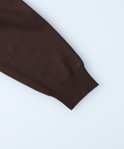 Right-on（ライトオン）の「フラワージャカードニット（ニット/セーター・メンズ・ブラウン/ブラック/オリーブ・M/XL/L）」の11枚目の写真