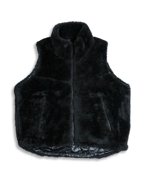 SUNNY  SPORTS（サニースポーツ）の「【SUNNY SPORTS/サニースポーツ】BIGGEST FLEECE VEST TYPE-１フリースベスト（ベスト・メンズ・ブラック/ベージュ/ホワイト・MEDIUM）」の2枚目の写真