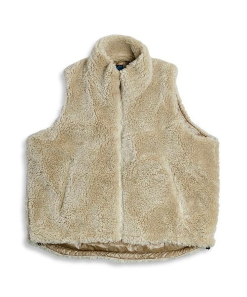 SUNNY  SPORTS（サニースポーツ）の「【SUNNY SPORTS/サニースポーツ】BIGGEST FLEECE VEST TYPE-１フリースベスト（ベスト・メンズ・ブラック/ベージュ/ホワイト・MEDIUM）」の22枚目の写真