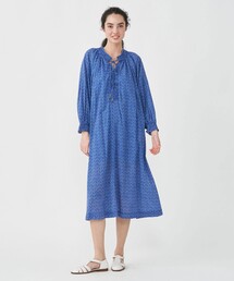 SOULEIADO（ソレイアード）の「コットンプリント ギャザー