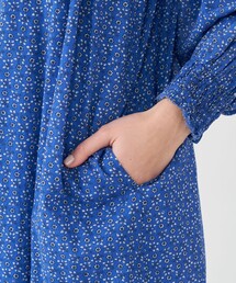 SOULEIADO（ソレイアード）の「コットンプリント ギャザーワンピース  