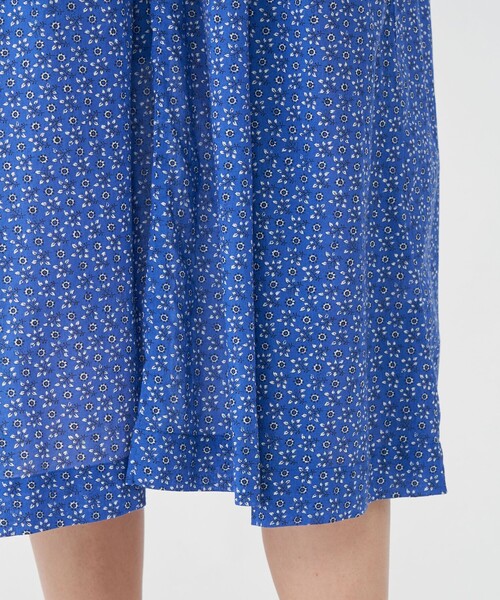 SOULEIADO（ソレイアード）の「コットンプリント ギャザーワンピース  