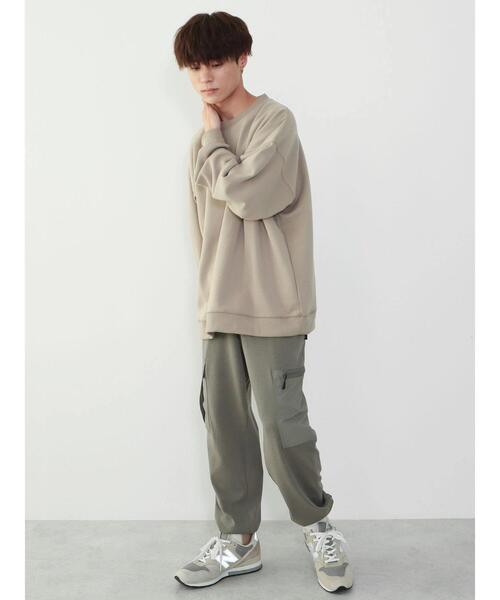 CRAFT STANDARD BOUTIQUE（クラフトスタンダードブティック）の「ダンボールスウェット（スウェット・レディース・ブラック/グレイッシュベージュ/アイボリー/チャコールグレー・M/LL/L）」の11枚目の写真