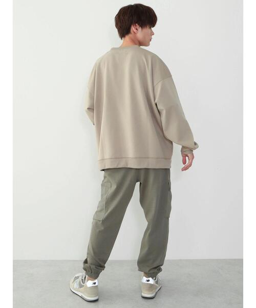 CRAFT STANDARD BOUTIQUE（クラフトスタンダードブティック）の「ダンボールスウェット（スウェット・レディース・ブラック/グレイッシュベージュ/アイボリー/チャコールグレー・M/LL/L）」の13枚目の写真