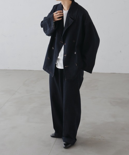 epnok（エプノック）の「ロールアップデニムバギーパンツ（デニムパンツ・メンズ・インディゴブルー/ブラウン/ブラック・LARGE/MEDIUM/SMALL）」の18枚目の写真