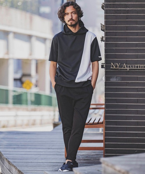 felkod（フィルコッド）の「mp10833-Stretch Denim Slacks スラックスパンツ（スラックス・メンズ・ブルー系その他/ブラック・L/S/M）」の10枚目の写真