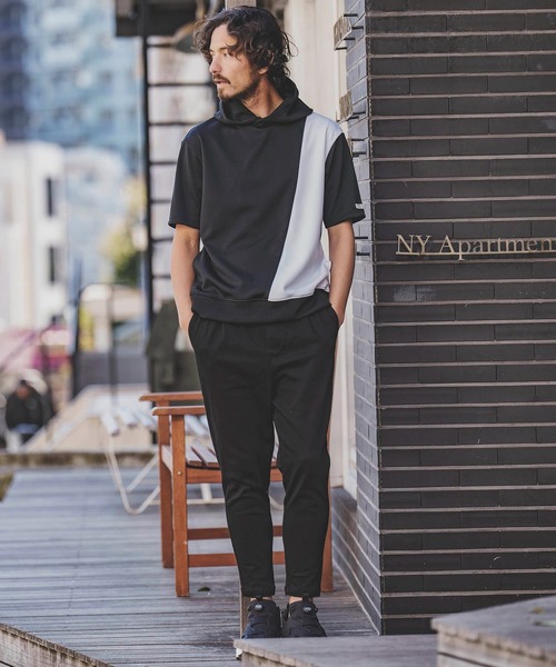 felkod（フィルコッド）の「mp10833-Stretch Denim Slacks スラックスパンツ（スラックス・メンズ・ブルー系その他/ブラック・L/S/M）」の11枚目の写真
