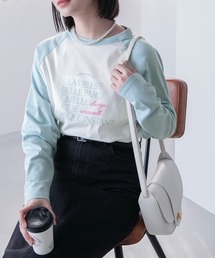 ラグラン フレンチロゴ ロングスリーブTシャツ