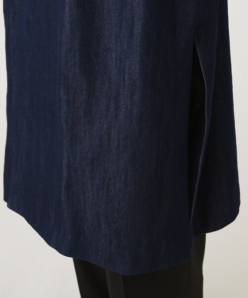 tk.TAKEO KIKUCHI(ティーケータケオキクチ)の「ブライトデニムレイヤードコート(トレンチコート・メンズ・ネイビー系3・01/02/03)」の10枚目の写真