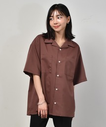 TR 半袖 オープンカラーシャツ