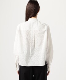 CABaN コットン ボタニカルプリント ショート シャツ 花柄 ブラック 美品 CABaN キャバン コットンボタニカルプリントシャツ 花柄