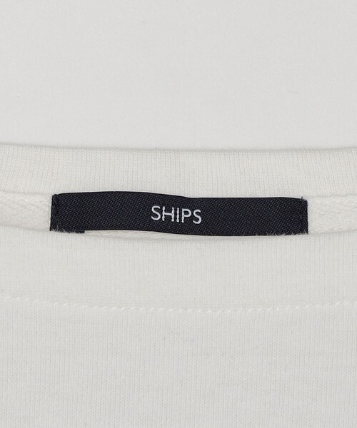 SHIPS(シップス)の「*SHIPS: ワンポイント ロゴ ジャージー ボーダー ボートネック ロングスリーブ Tシャツ(Tシャツ/カットソー・メンズ・ブラック/ナチュラル/グリーン/ブルー・SMALL/MEDIUM/LARGE/X-LARGE)」の19枚目の写真