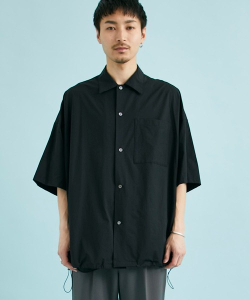 CITY TOKYO（シティトウキョウ）の「PRIMEFLEXオーバーサイズシャツ（シャツ/ブラウス・メンズ・グレー/ブラック・1/2）」の6枚目の写真