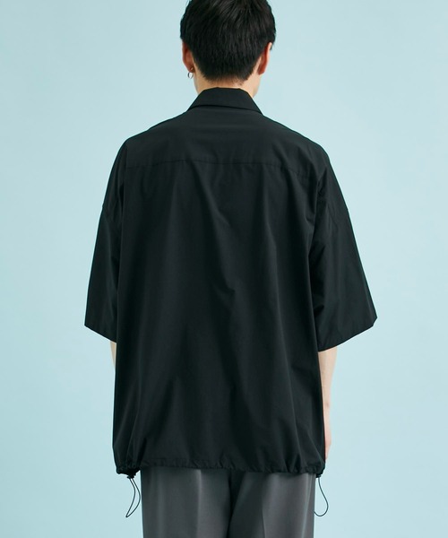 CITY TOKYO（シティトウキョウ）の「PRIMEFLEXオーバーサイズシャツ（シャツ/ブラウス・メンズ・グレー/ブラック・1/2）」の8枚目の写真