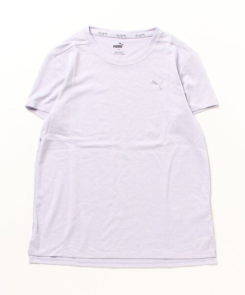 PUMA(プーマ)の「プーマ PUMA RUN FAVORITE ヘザー SS Tシャツ W_(Tシャツ/カットソー・レディース・パープル・L/S/M)」の1枚目の写真