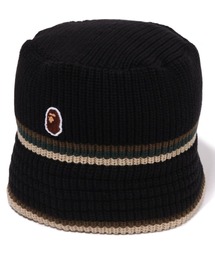 激レア A BATHING APE クラッシャーハット バケットハット　90s 72699828b_b_04_215.jpg