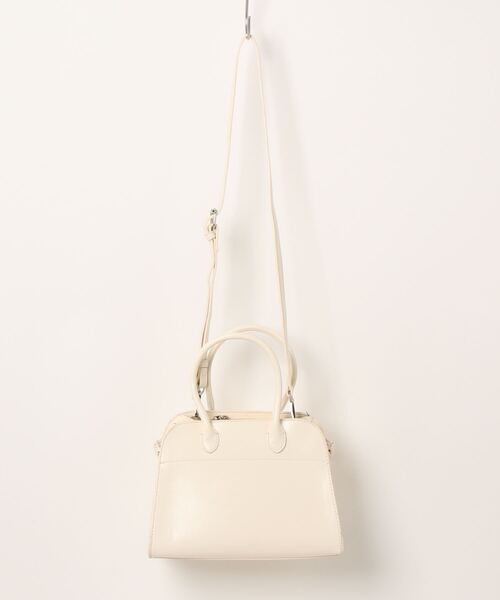 DONOBAN(ドノバン)の「2way ミニボストンバッグ(ボストンバッグ・レディース・ホワイト/ブラウン/ブラック・ONESIZE)」の1枚目の写真