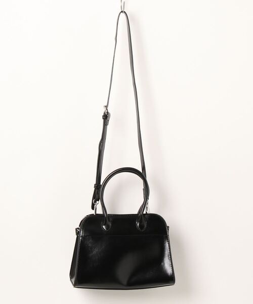 DONOBAN(ドノバン)の「2way ミニボストンバッグ(ボストンバッグ・レディース・ホワイト/ブラウン/ブラック・ONESIZE)」の2枚目の写真