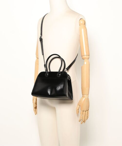 DONOBAN(ドノバン)の「2way ミニボストンバッグ(ボストンバッグ・レディース・ホワイト/ブラウン/ブラック・ONESIZE)」の7枚目の写真