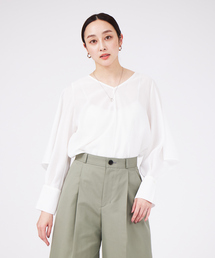qualite | 【2WAY】フレアスリーブブラウス(シャツ/ブラウス)