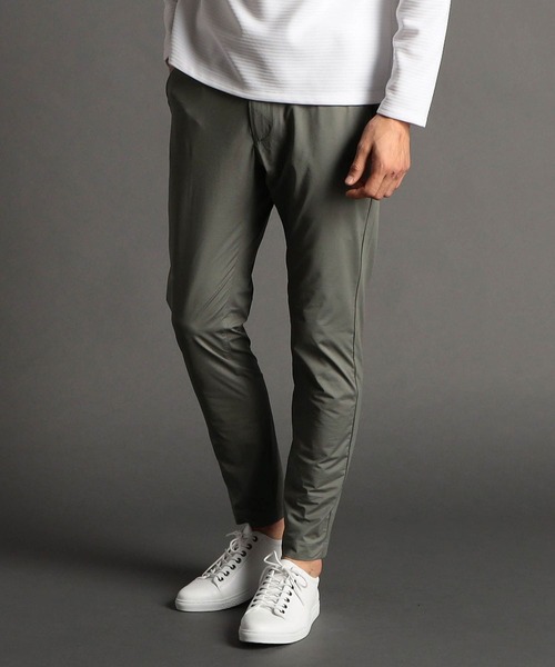 MONSIEUR NICOLE（ムッシュニコル）の「テクニカルシャイニーニット セットアップパンツ（その他パンツ・メンズ・カーキ/ダークブルー/ベージュ/ブラック・LARGE/MEDIUM/X-LARGE/SMALL）」の3枚目の写真