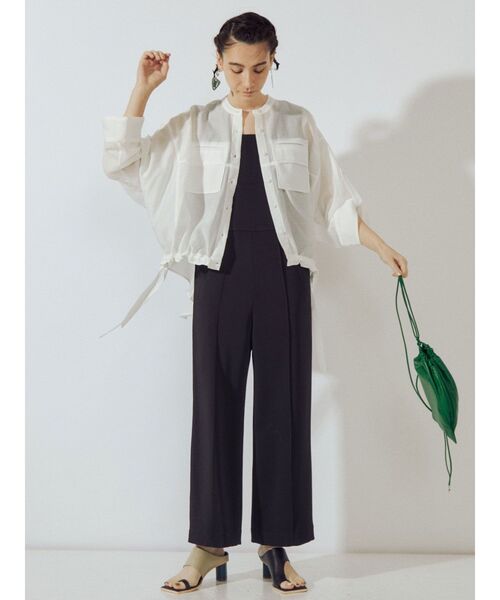 UN3D.（アンスリード）の「アウトポケットドルマンシャツ（シャツ/ブラウス・レディース・ホワイト/ブラック・FREE）」の11枚目の写真