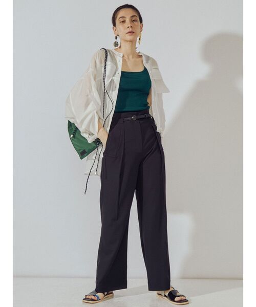 UN3D.（アンスリード）の「アウトポケットドルマンシャツ（シャツ/ブラウス・レディース・ホワイト/ブラック・FREE）」の17枚目の写真