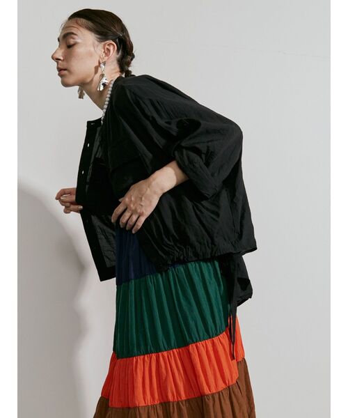 UN3D.（アンスリード）の「アウトポケットドルマンシャツ（シャツ/ブラウス・レディース・ホワイト/ブラック・FREE）」の22枚目の写真