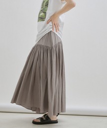 SALON adam et rope' | 【洗える】イレヘムギャザースカート(スカート)