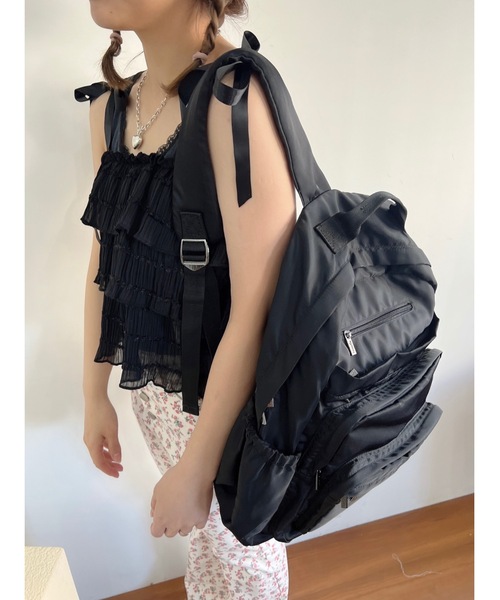 jumelle（ジュメロ）の「フリルティアードTOP（その他トップス・レディース・ブラック/ホワイト・FREE）」の2枚目の写真