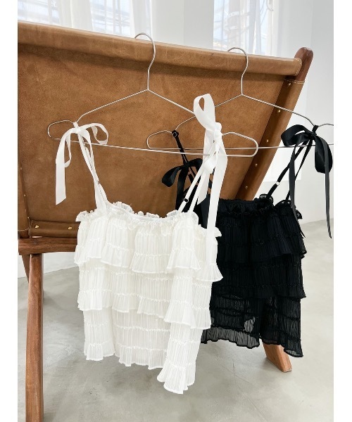 jumelle（ジュメロ）の「フリルティアードTOP（その他トップス・レディース・ブラック/ホワイト・FREE）」の10枚目の写真