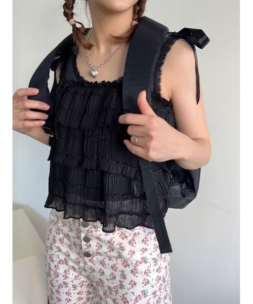 jumelle（ジュメロ）の「フリルティアードTOP（その他トップス・レディース・ブラック/ホワイト・FREE）」の18枚目の写真