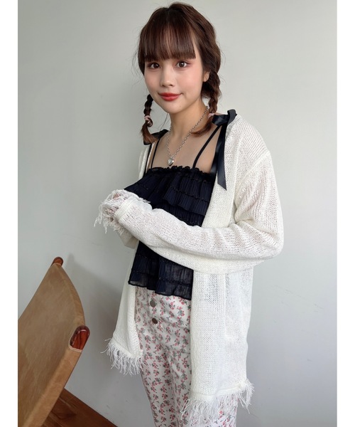 フリルティアードホワイトトップス jumelle（ジュメロ）の「フリルティアードTOP（その他トップス