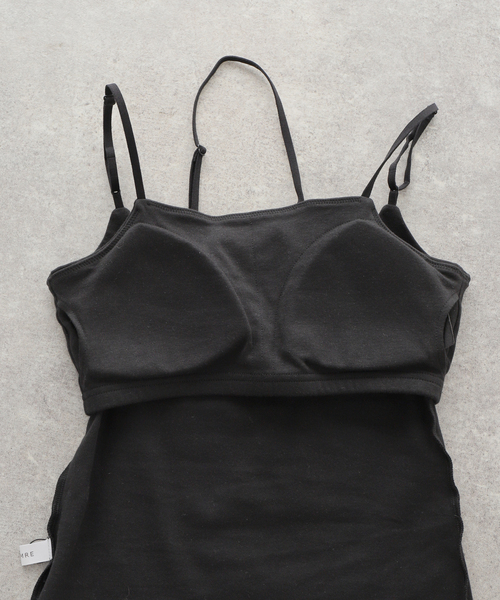 JOINT WORKS（ジョイントワークス）の「【COMMRE/コムル】アシメストラップ カップ付きキャミ（キャミソール・レディース・ホワイト/ブラック・FREE）」の22枚目の写真