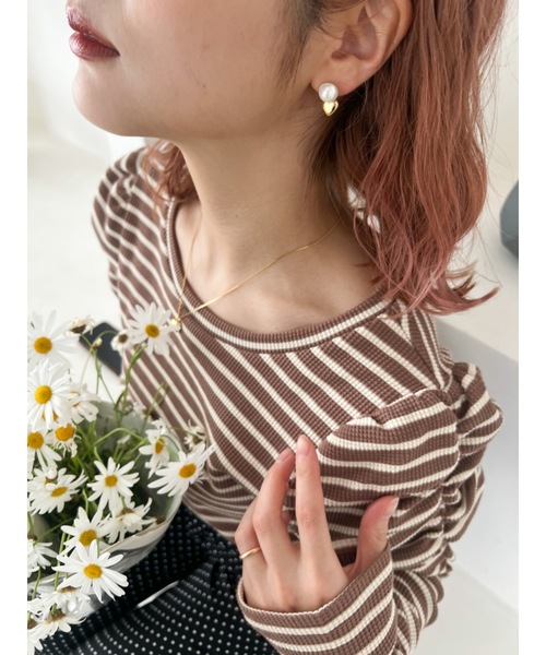 jumelle（ジュメロ）の「ぷっくりハートネックレス（ネックレス・レディース・ゴールド/シルバー・FREE）」の11枚目の写真