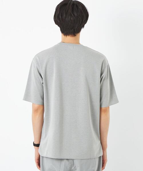 green label relaxing（グリーンレーベルリラクシング）の「クリーン ダブルフェイス クルーネック カットソー -抗菌-（Tシャツ/カットソー・メンズ・ライトブルー/ライトグレー/ネイビー/ダークグレー・S/M/L/XL）」の12枚目の写真