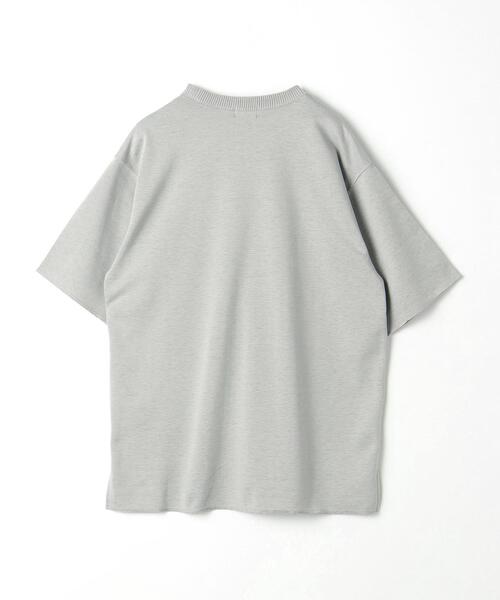 green label relaxing（グリーンレーベルリラクシング）の「クリーン ダブルフェイス クルーネック カットソー -抗菌-（Tシャツ/カットソー・メンズ・ライトブルー/ライトグレー/ネイビー/ダークグレー・S/M/L/XL）」の15枚目の写真