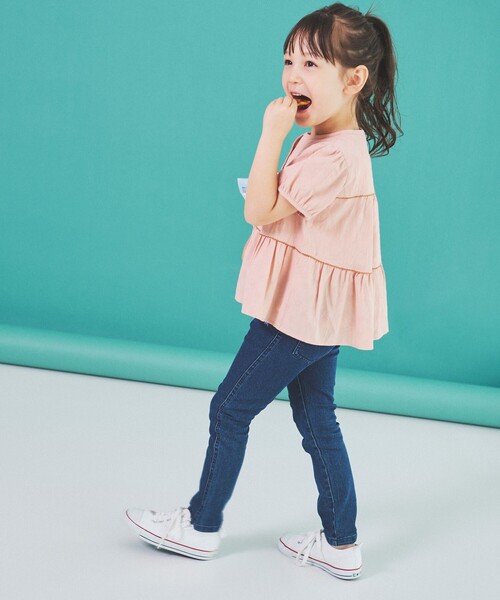 BEAMS mini(ビームスミニ)の「BEAMS mini / ドット ティアード ブラウス 23SS(90~150㎝)(シャツ/ブラウス・キッズ・オフホワイト/レッド系その他・90/100/110/120/130/140/150)」の10枚目の写真