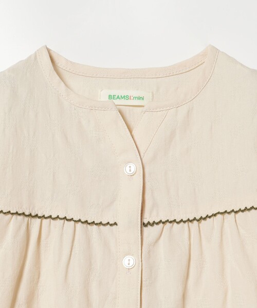 BEAMS mini(ビームスミニ)の「BEAMS mini / ドット ティアード ブラウス 23SS(90~150㎝)(シャツ/ブラウス・キッズ・オフホワイト/レッド系その他・90/100/110/120/130/140/150)」の13枚目の写真
