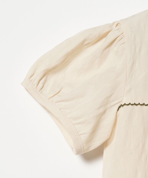 BEAMS mini(ビームスミニ)の「BEAMS mini / ドット ティアード ブラウス 23SS(90~150㎝)(シャツ/ブラウス・キッズ・オフホワイト/レッド系その他・90/100/110/120/130/140/150)」の14枚目の写真