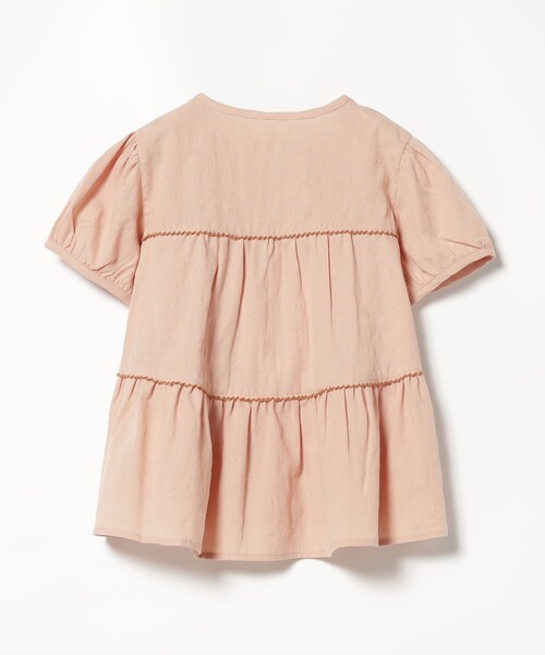 BEAMS mini(ビームスミニ)の「BEAMS mini / ドット ティアード ブラウス 23SS(90~150㎝)(シャツ/ブラウス・キッズ・オフホワイト/レッド系その他・90/100/110/120/130/140/150)」の19枚目の写真