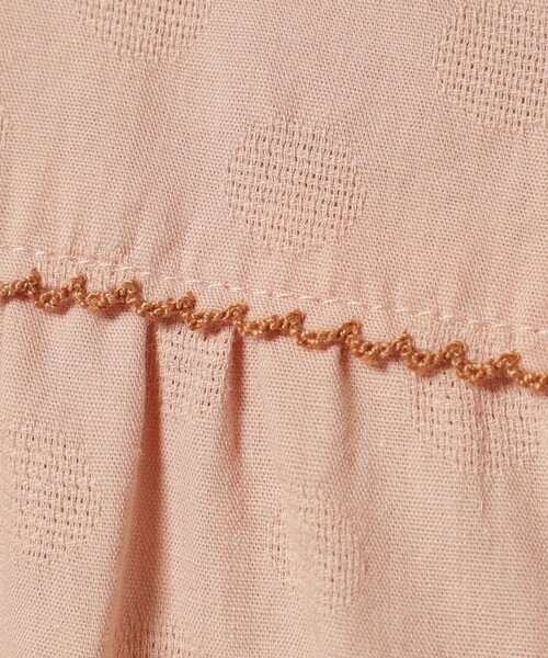 BEAMS mini(ビームスミニ)の「BEAMS mini / ドット ティアード ブラウス 23SS(90~150㎝)(シャツ/ブラウス・キッズ・オフホワイト/レッド系その他・90/100/110/120/130/140/150)」の18枚目の写真