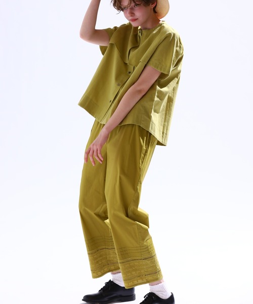 Kelen(ケレン)の「「KELEN / ケレン」LACE EASY PANTS"LAPET"(その他パンツ・レディース・ブラック/オフホワイト/マスタード・S/M)」の19枚目の写真
