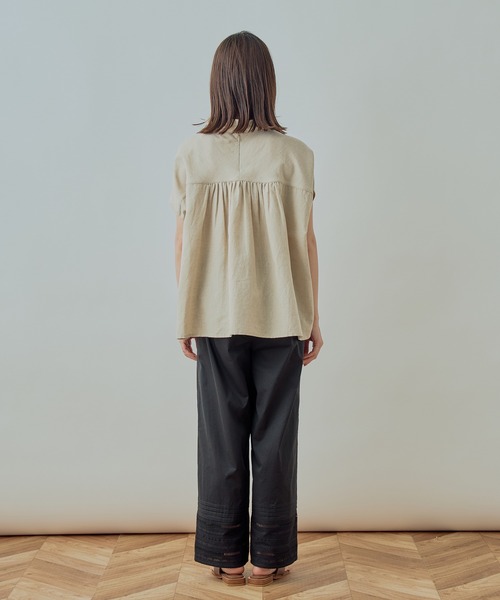 Kelen(ケレン)の「「KELEN / ケレン」LACE EASY PANTS"LAPET"(その他パンツ・レディース・ブラック/オフホワイト/マスタード・S/M)」の10枚目の写真