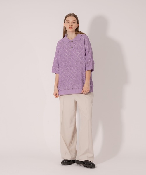 ポロシャツ ポロ Mesh Knit Polo Shirt／メッシュニットポロシャツ レディース FRED PERRY ポロシャツ ポロ Mesh Knit Polo Shirt／メッシュ