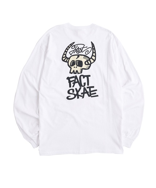 WHO'S WHO gallery(フーズフーギャラリー)の「COOPER FACTバッファローボーンロンTEE(Tシャツ/カットソー・レディース・ホワイト/ライトグレー/ブラック/グリーン・FREE)」の12枚目の写真